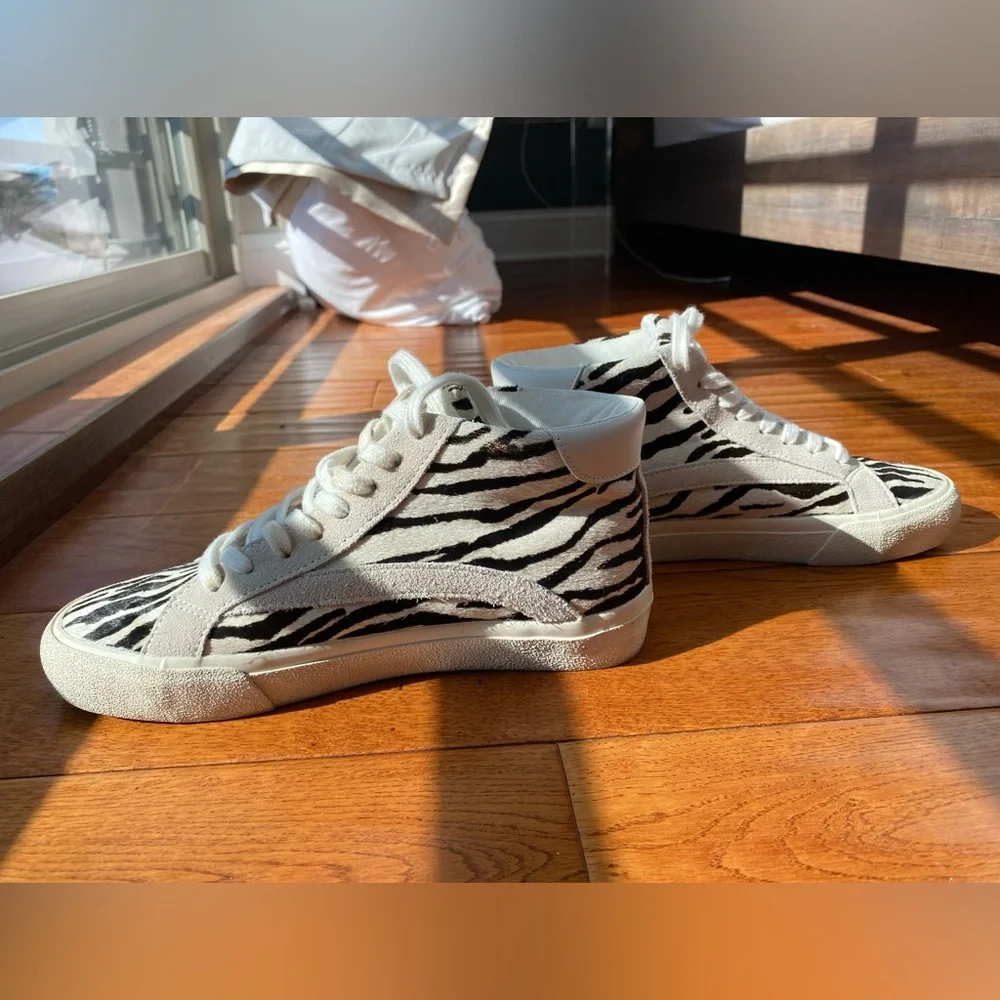 MWL Calf Hair Zebra High-tops - Picture 9 of 14